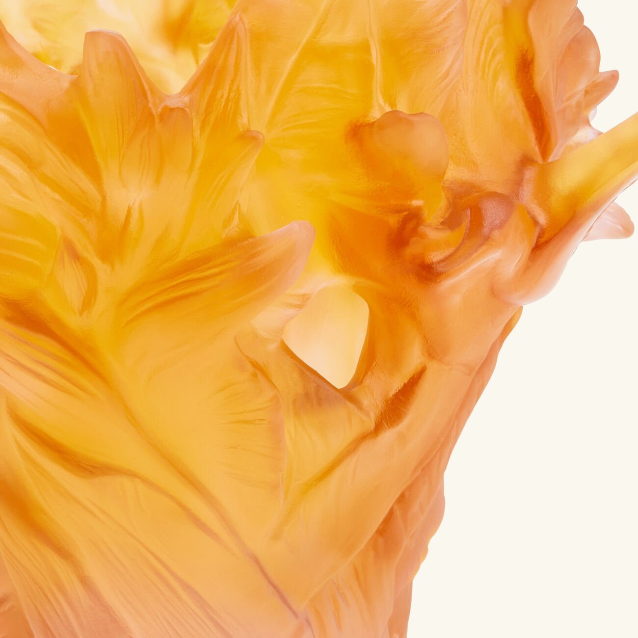 دوم مزهرية تريساج بارادي متوسطة برتقالية