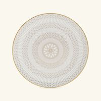 baccarat arcadia show plate round gold 31cm