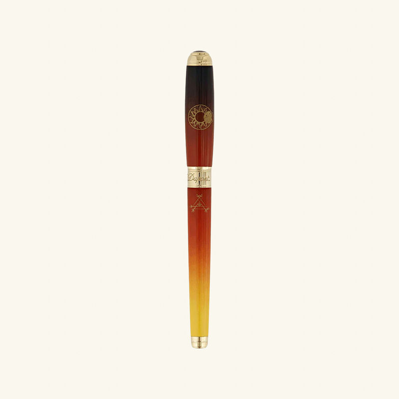 Line D Montecristo Fountain Pen Brown st dupont line d montecristo fountain pen brown