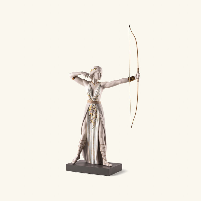 Diana Sculpture Small White lladro diana sculpture small white