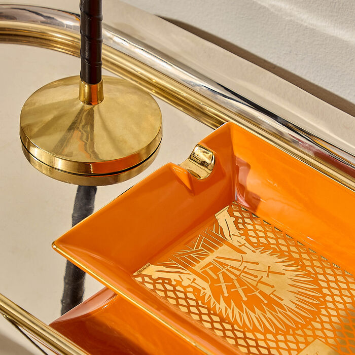 Game Of Thrones Ashtray Regtangle Orange st dupont game of thrones ashtray regtangle orange