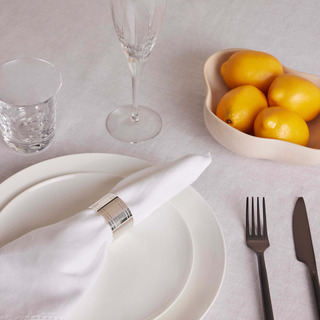 christofle nathalie napkin ring silver plated