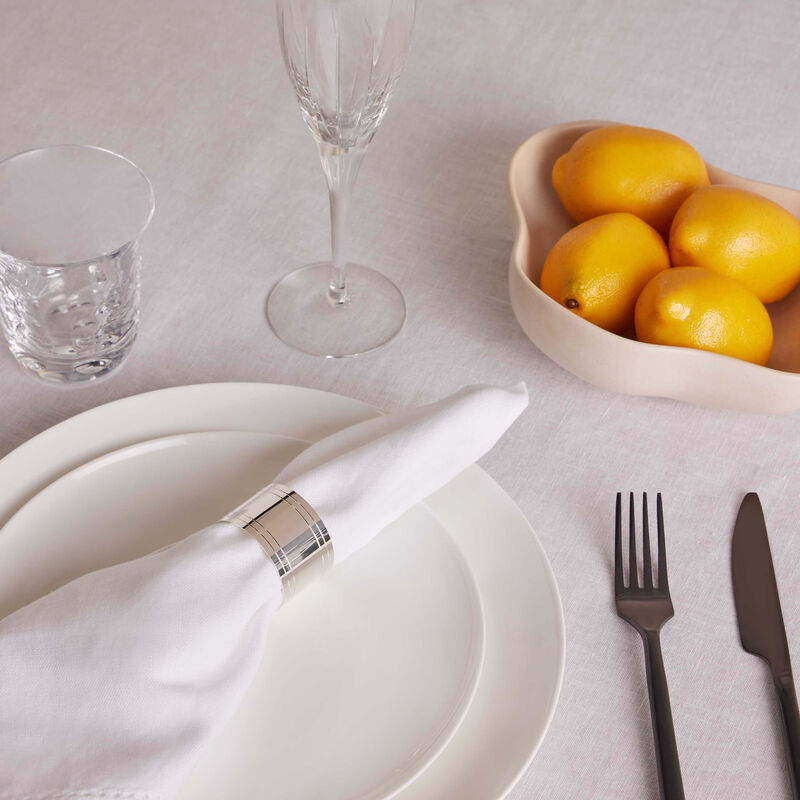 christofle nathalie napkin ring silver plated