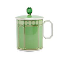 Signum Fern Mug with handle and lid, small