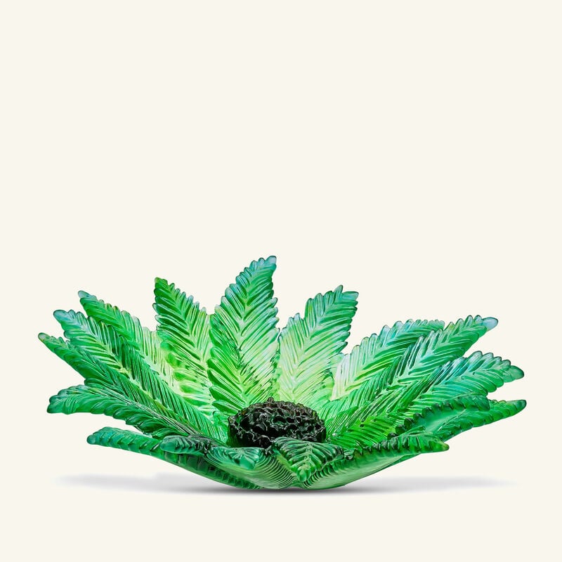 daum palm beach centerpiece green