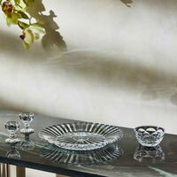 baccarat mille nuits dessert plate round clear 26cm