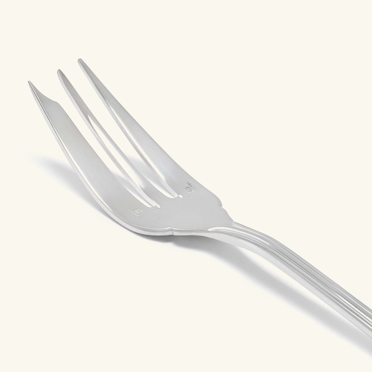 christofle albi serving fork silver plated