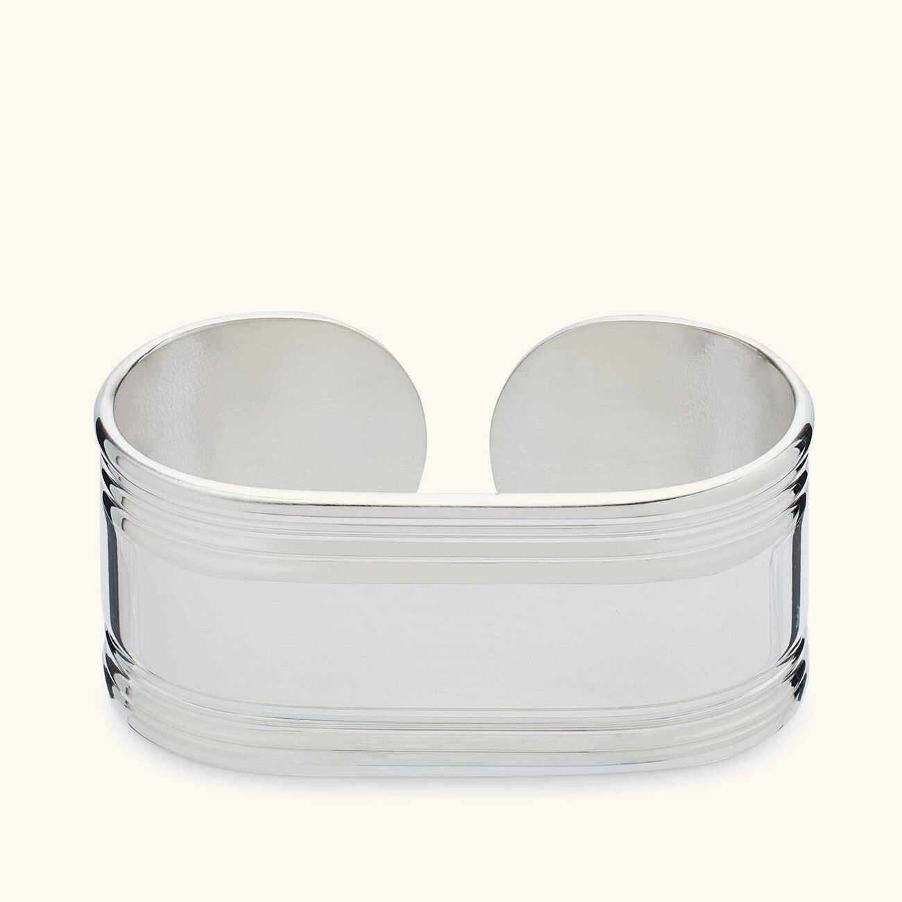 كريستوفل حلقة المناديل أوبن ماري روز باللون الفضي