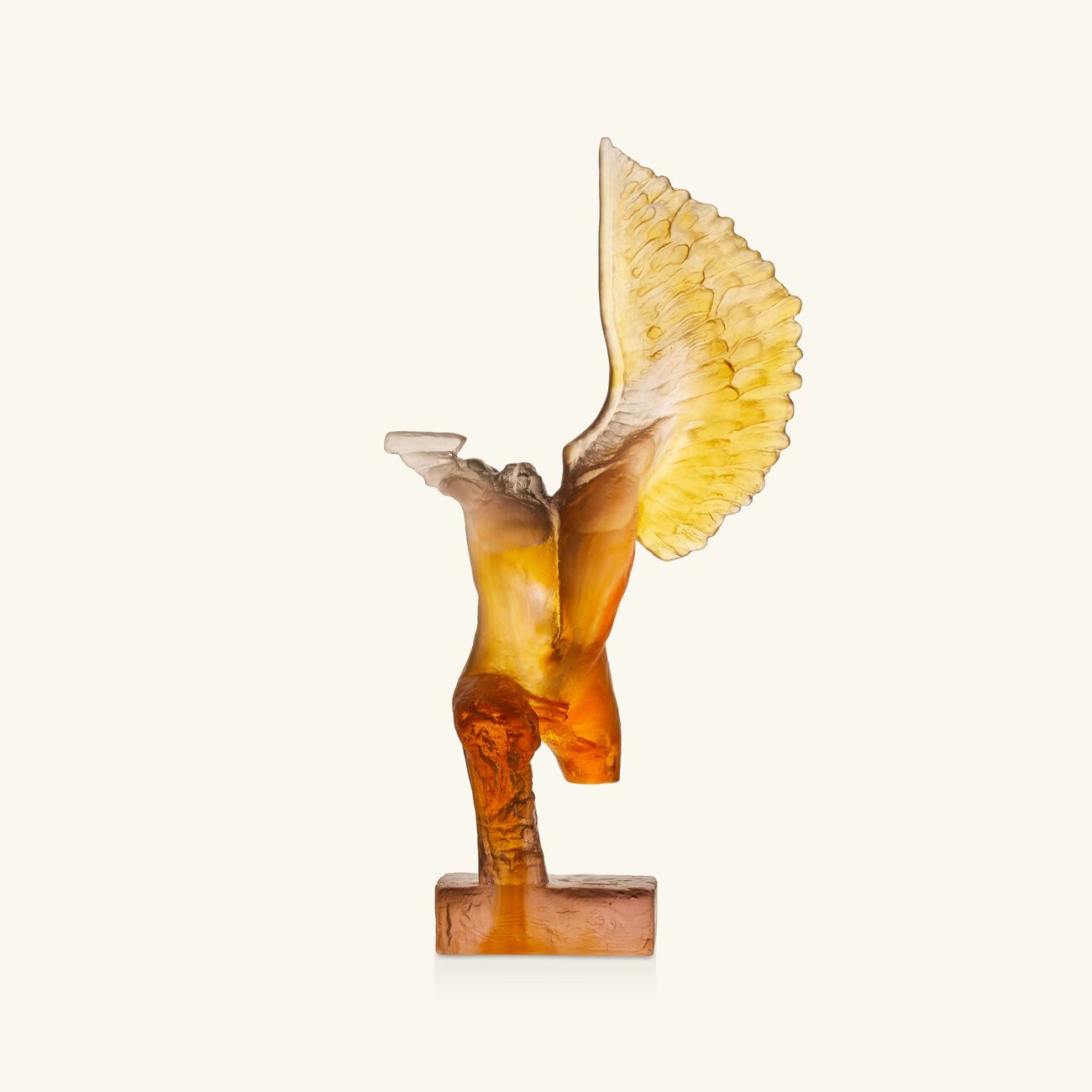 Ceyx Sculpture Medium Orange Limited Edition daum ceyx sculpture medium orange limited edition