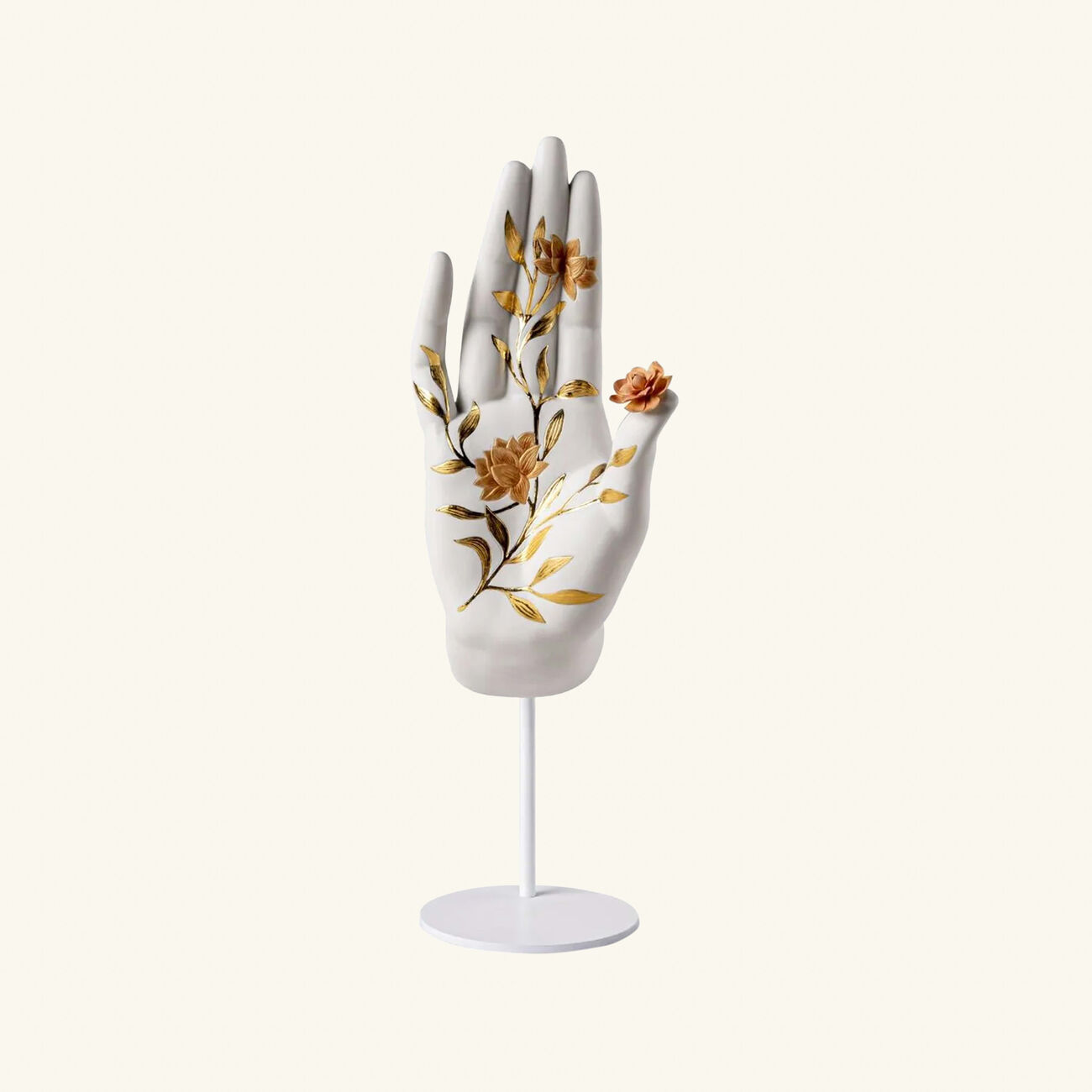 Protection Mudra Sculpture Large White lladro protection mudra sculpture large white