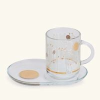 dimlaj hayat mug and saucer gold set of 4