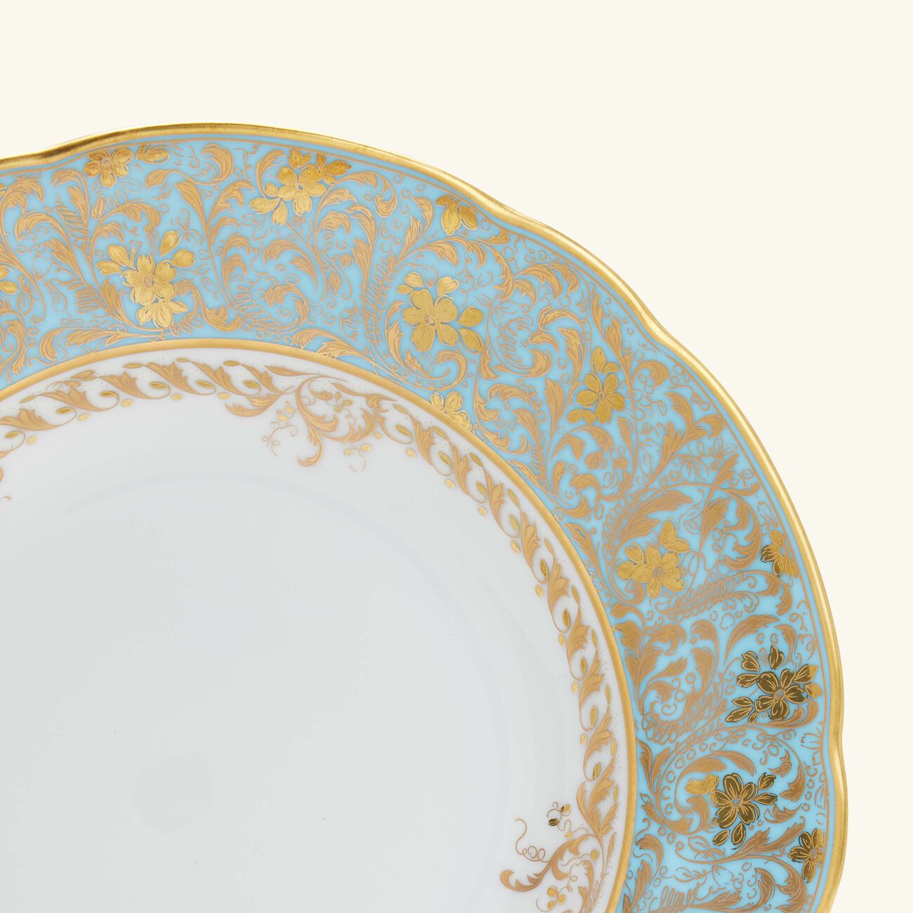 Eden Turquoise Soup Plate Round Blue 22cm bernardaud eden turquoise soup plate round blue 22cm