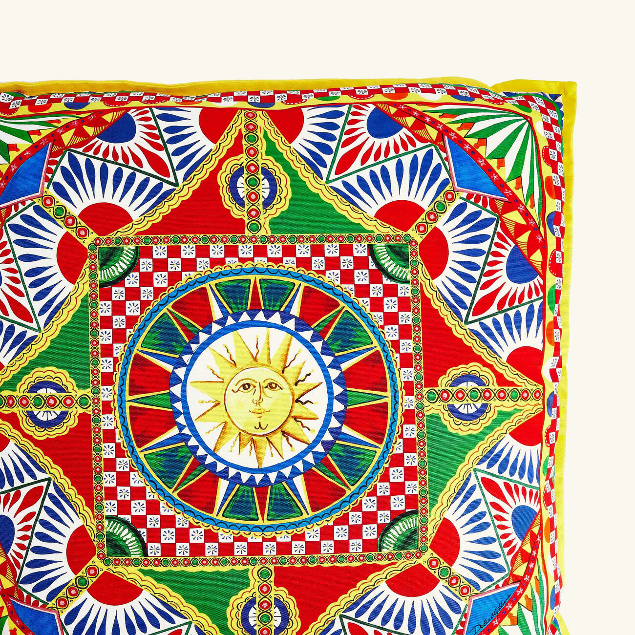 dolce gabbana casa canvas pillow