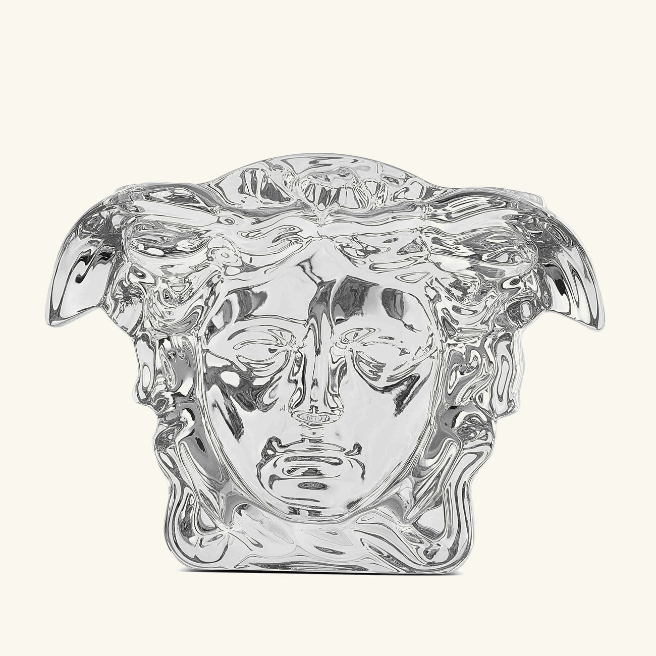 فيرساتشي مزهرية ميدوزا جراندي صغيرة شفافة