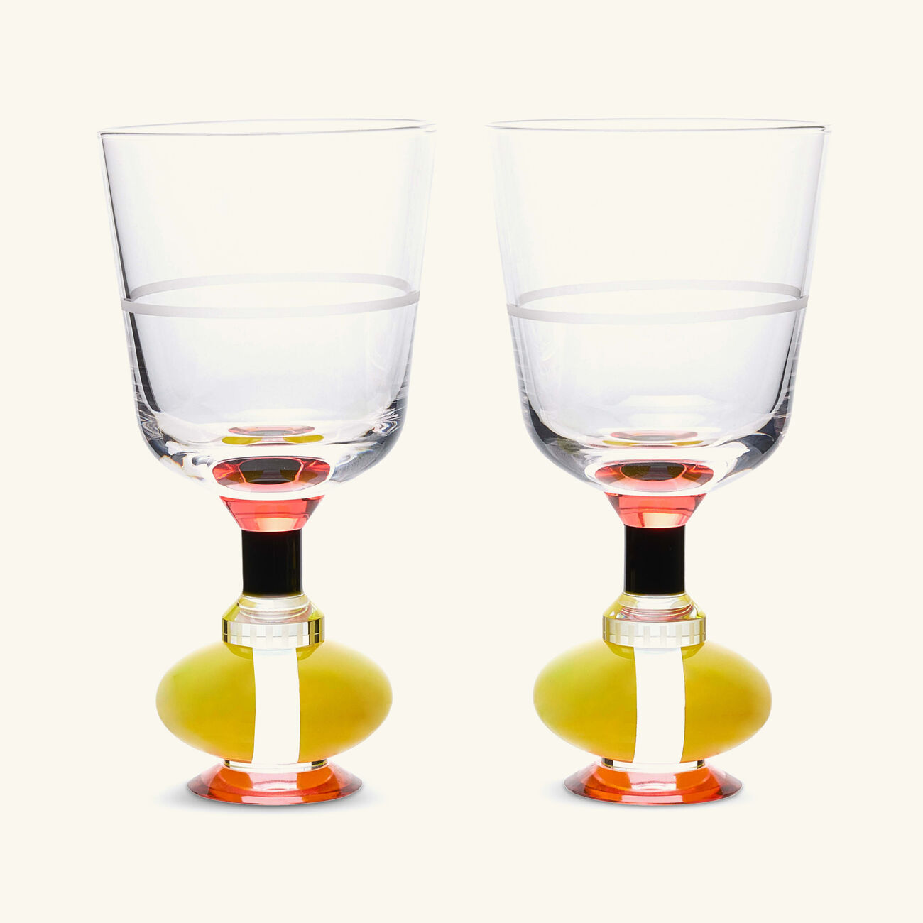 Richmond Drinking Glass Yellow Set Of 2 reflections copenhagen richmond drinking glass yellow set of 2