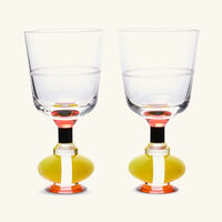 Richmond Drinking Glass Yellow Set Of 2 reflections copenhagen richmond drinking glass yellow set of 2