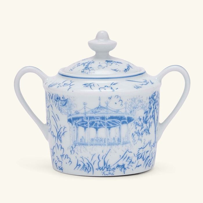 bernardaud tout paris sugar bowl blue