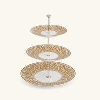 bernardaud venise tea cup   saucer gold