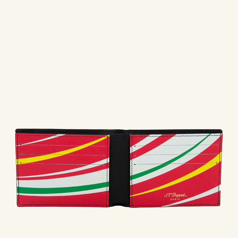 24h Le Mans Billfold 6 Credit Cards Wallet Black st dupont 24h le mans billfold 6 credit cards wallet black