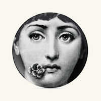 fornasetti tema e variazioni no 137 wall plate grey