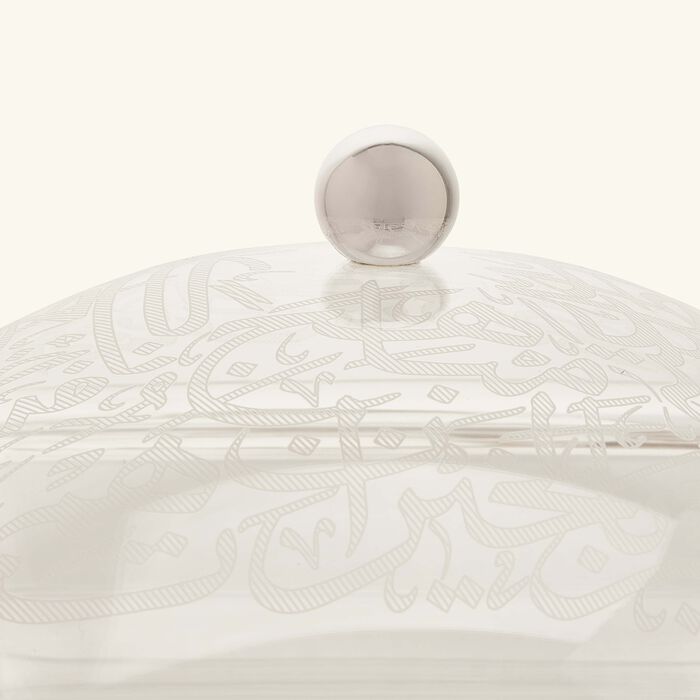 dimlaj thulut serving pot with lid clear 15cm