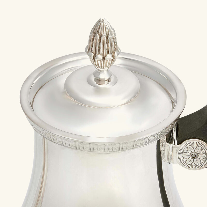 christofle malmaison coffee pot silver plated