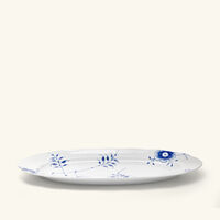 Blue Fluted Mega Serving Plate Oval White 60 cm royal copenhagen blue fluted mega serving plate oval white 60 cm