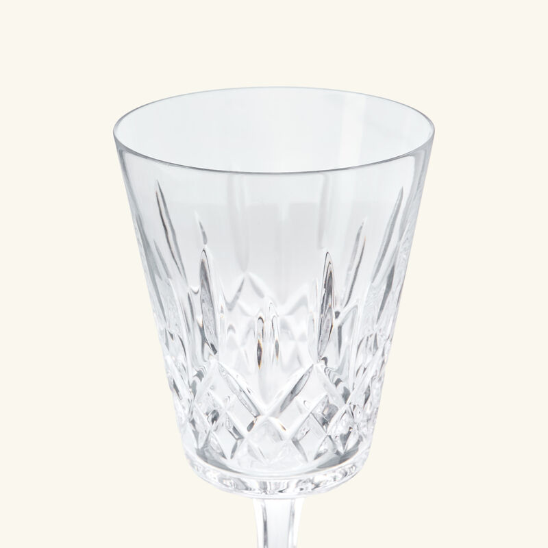waterford lismore drinking glass large clear set of 2