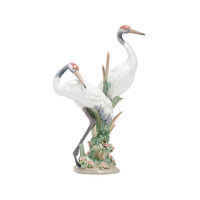 Classic Courting Cranes, small