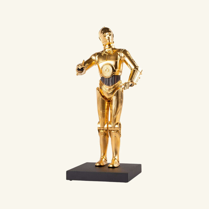 لادرو تمثال c 3po باللون الذهبي