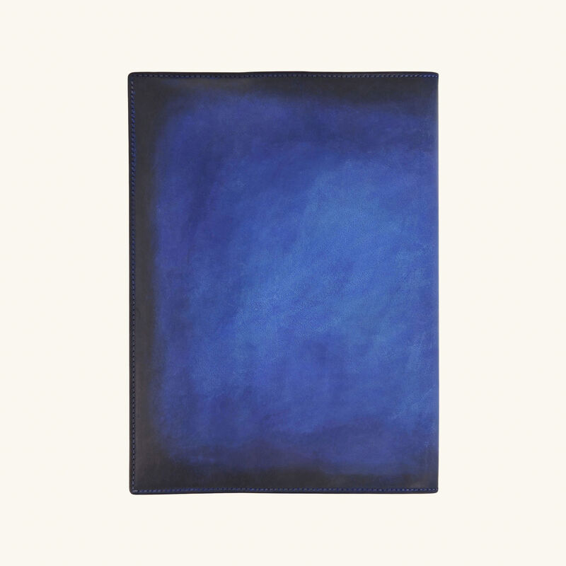 غلاف لحفظ الدفاتر أزرق اس تي دوبون غلاف لحفظ الدفاتر أزرق