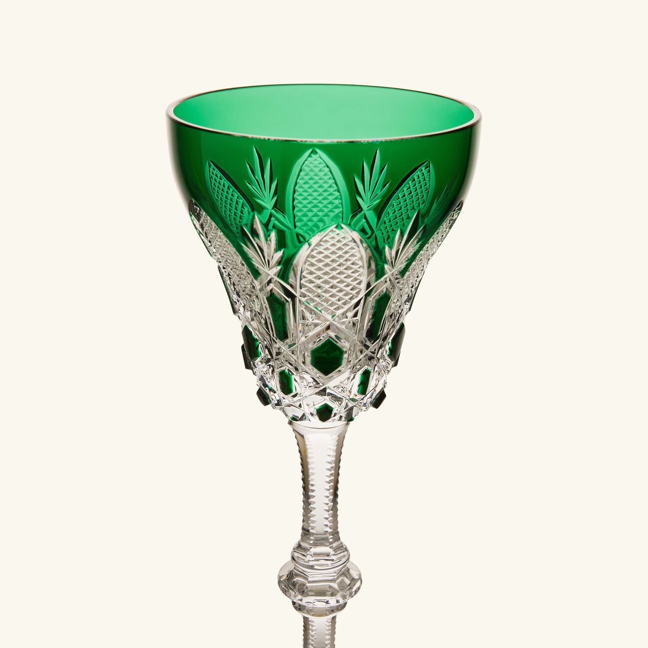 Tsar Wine Glass Green baccarat tsar wine glass green