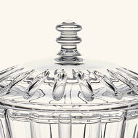 mario cioni   c canette footed potiche clear