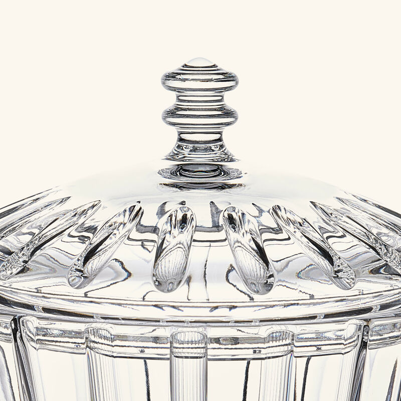 mario cioni   c canette footed potiche clear