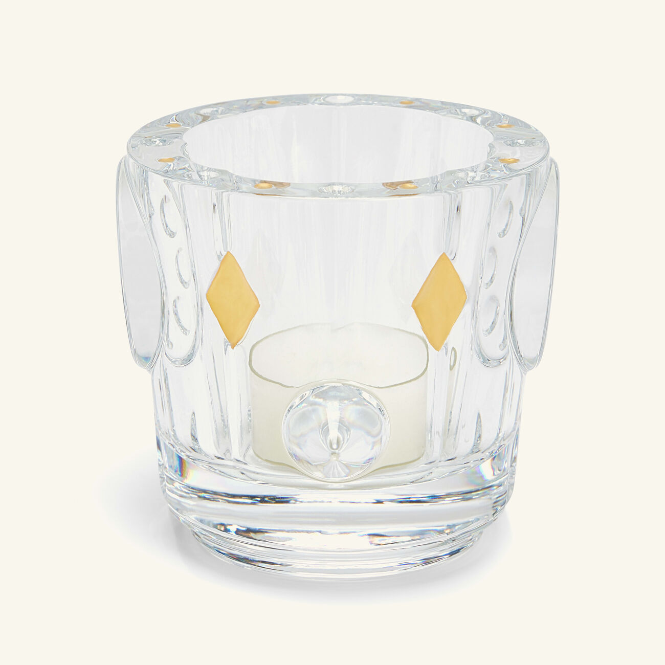 baccarat faunacrystopolis bird votive clear