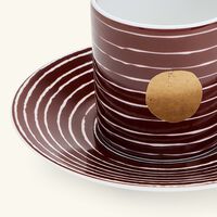 bernardaud aboro coffee cup   saucer set of 4