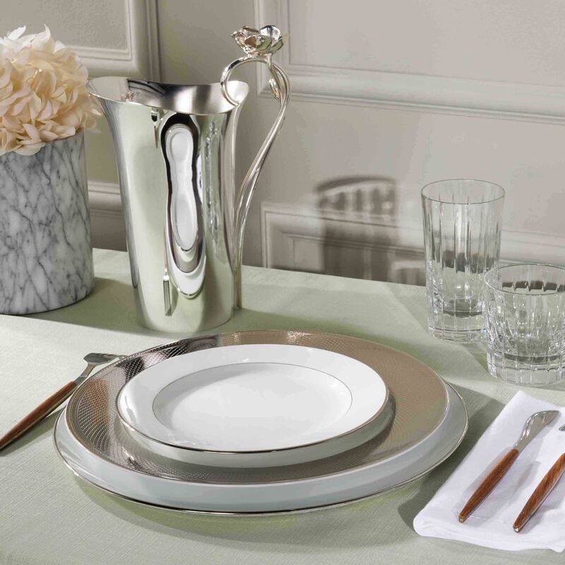 christofle albi dessert plate round silver 21cm