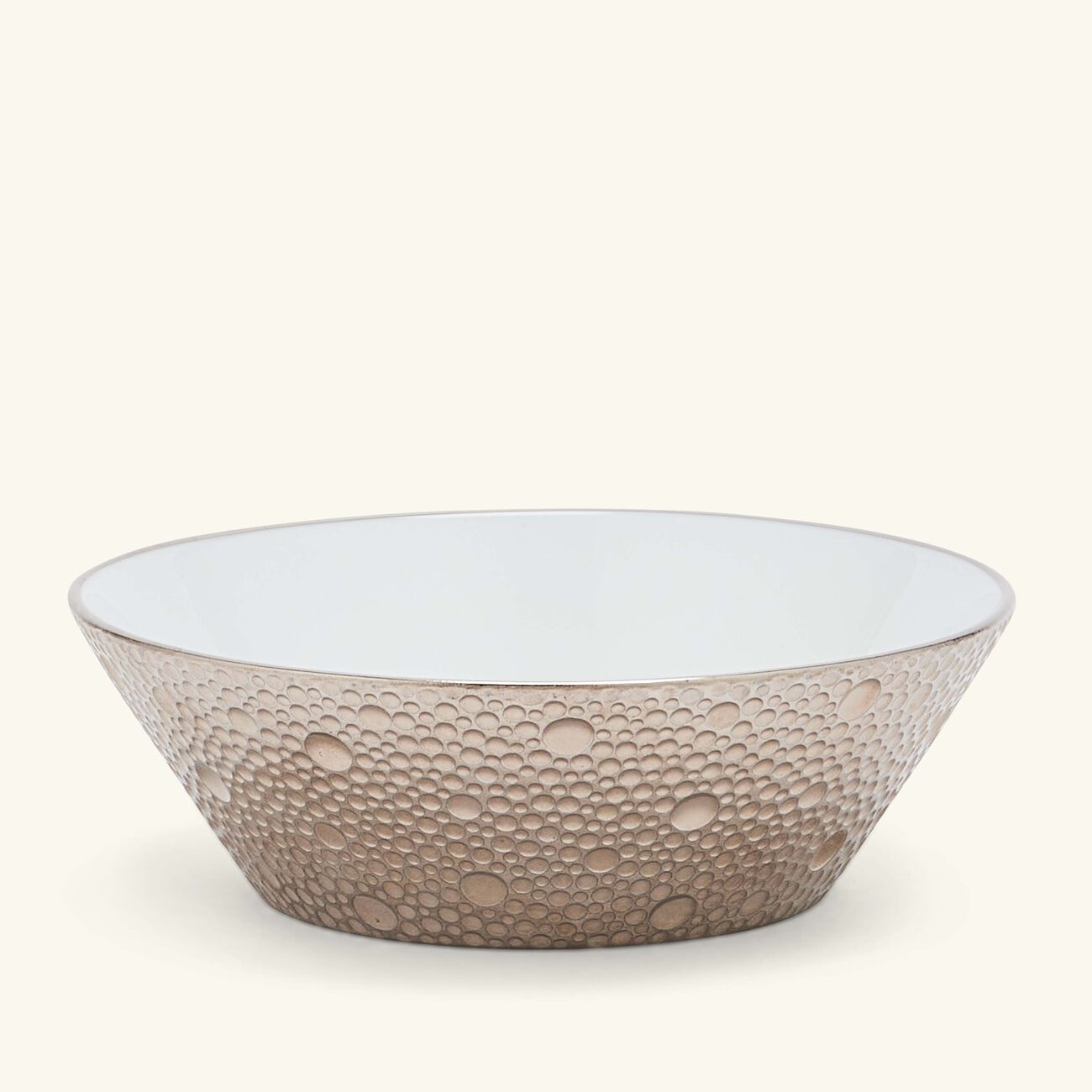 Ecume Serving Bowl Silver 12cm bernardaud ecume serving bowl silver 12cm