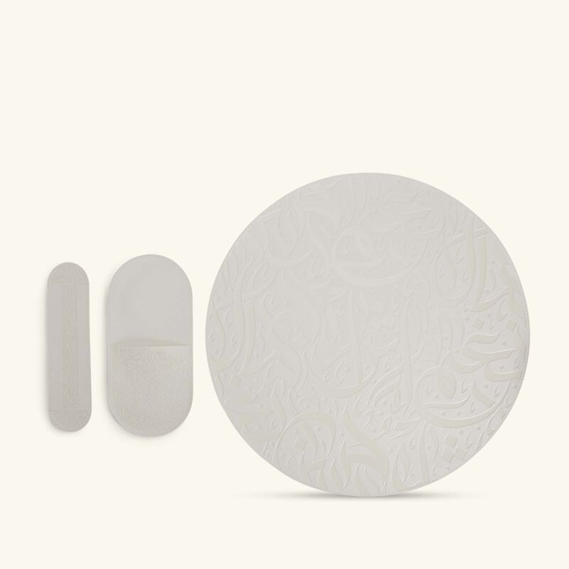 dimlaj nagham table acessories silver set of 6