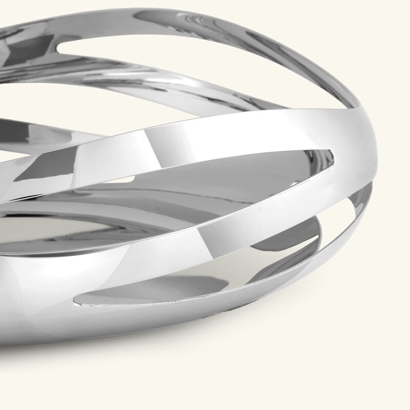 georg jensen cobra bread   fruits plate round clear