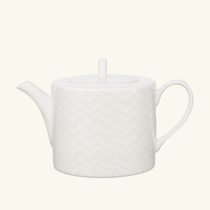 ZIG ZAG Tea & Coffee Pot White missoni home zig zag tea coffee pot white