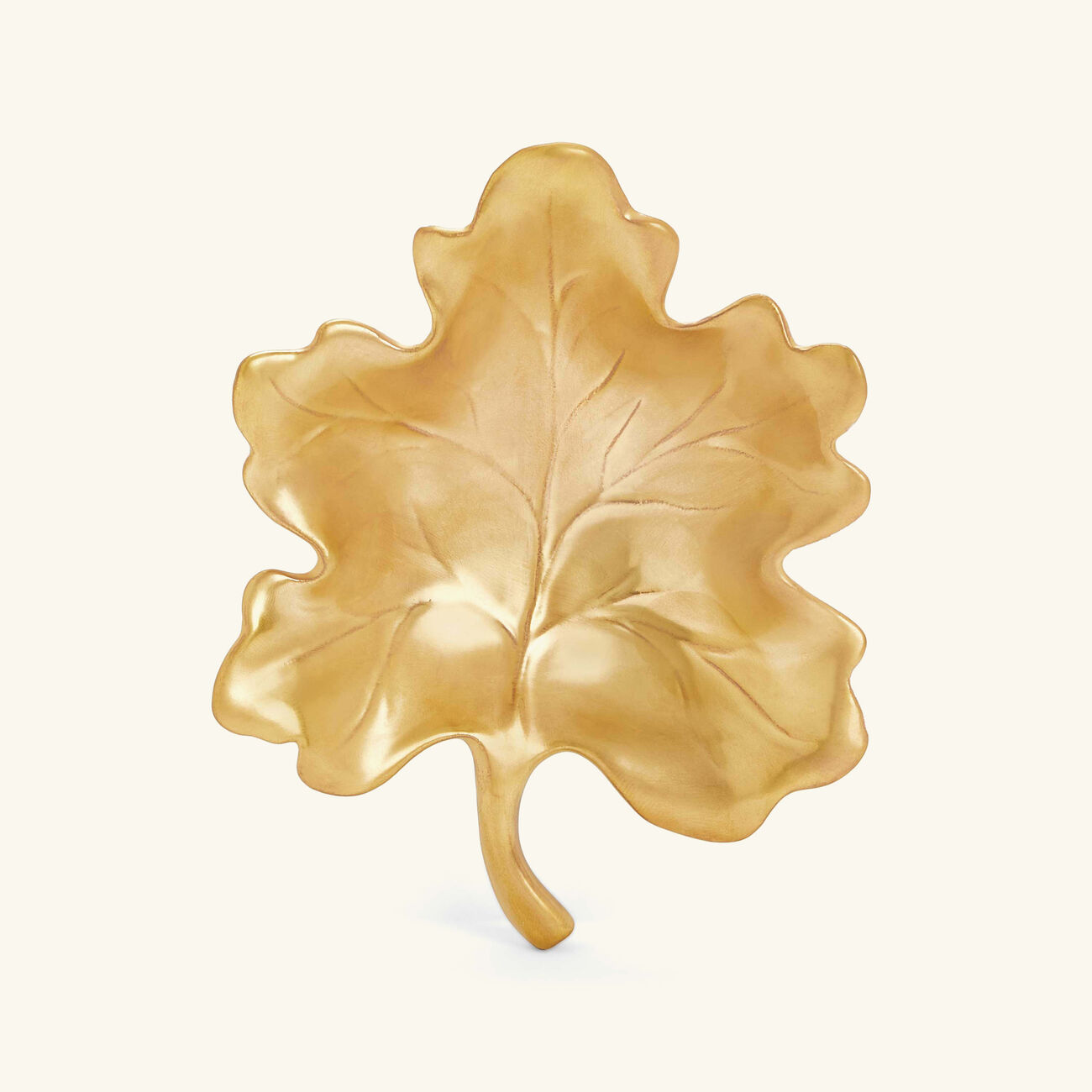 Autumn Fig Leaf Trinket Tray Gold villari autumn fig leaf trinket tray gold