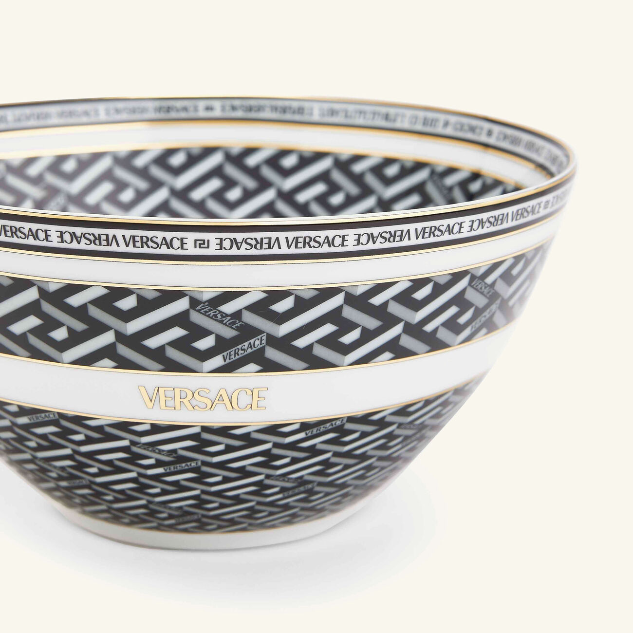 La Greca Signature Bowl 18cm versace la greca signature bowl 18cm