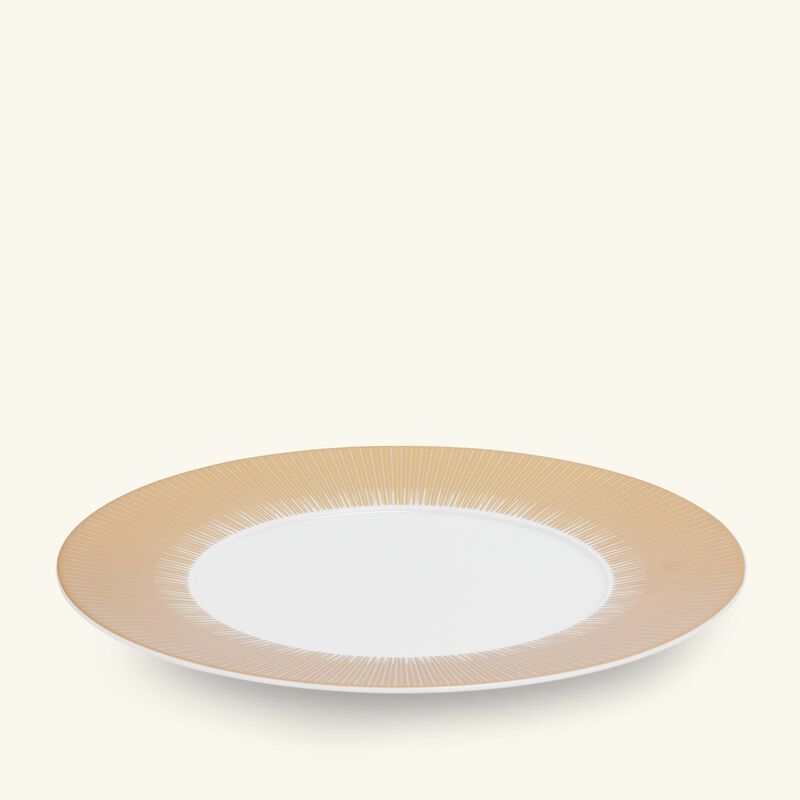 برناردو طبق الضيافة سول دائري باللون الذهبي 31 سم