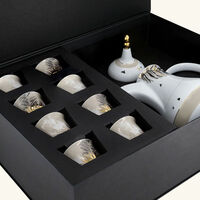 silsal naseem dallah   arabic coffee cup set of 8