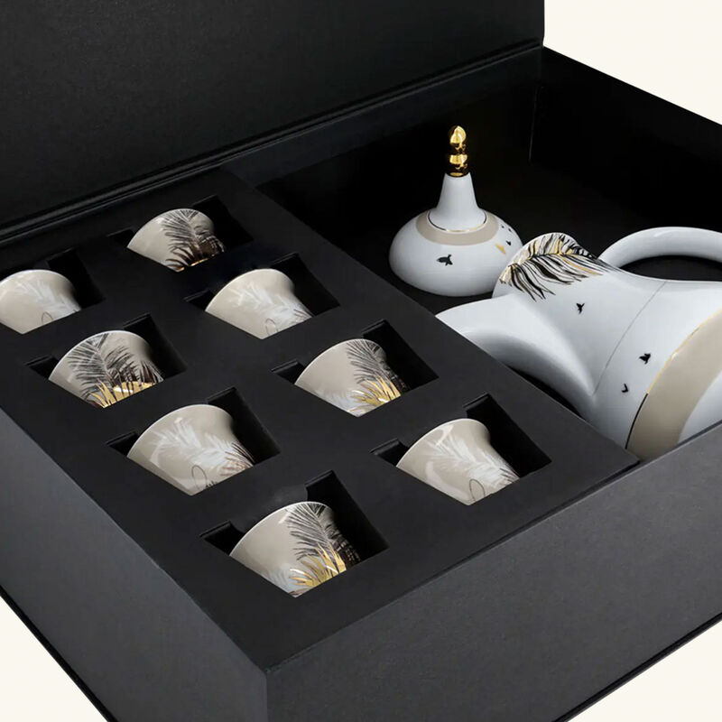 silsal naseem dallah   arabic coffee cup set of 8