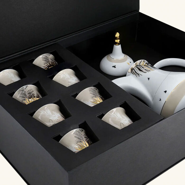 Naseem Dallah & Arabic Coffee Cup Set Of 8 silsal naseem dallah arabic coffee cup set of 8