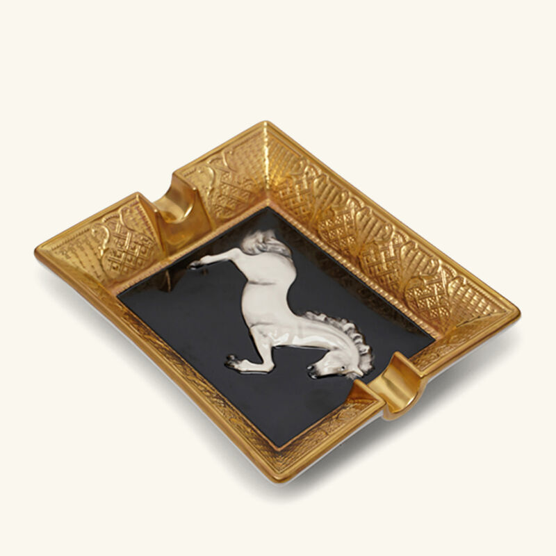 Tornado Ashtray Rectangular Black villari tornado ashtray rectangular black