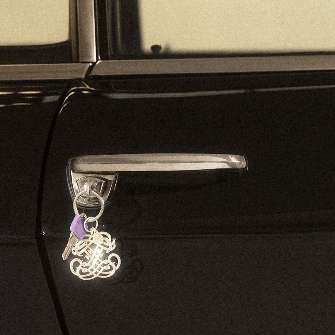 Mavelot EE Key Chain Sterling Silver christofle mavelot ee key chain sterling silver