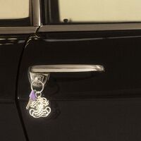 Mavelot EE Key Chain Sterling Silver christofle mavelot ee key chain sterling silver